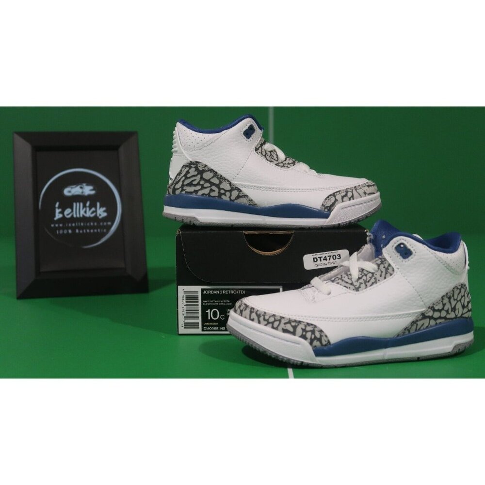 Jordan 3 Retro Wizard - Size Kids 10c